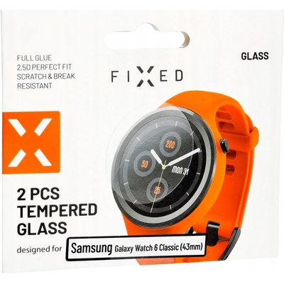 FIXED Smartwatch Tempered Glass for Samsung Galaxy Watch 6 Classic 43mm FIXGW-1208