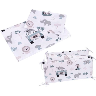 Infantilo souprava Slon bílá 120 x 90 cm – Zboží Dáma