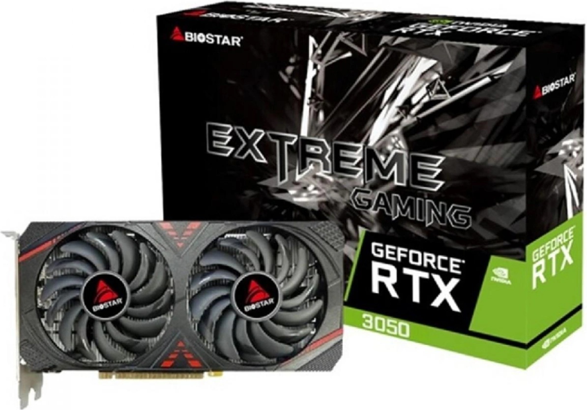 BIOSTAR GeForce RTX 3050 6GB GDDR6 (RTX3050-6GB)