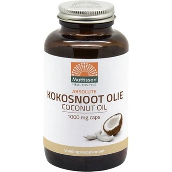 Mattisson Healthstyle Absolute Coconut Oil, 1000 mg, 120 капсули, Mattisson Healthstyle (MT1551)