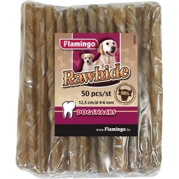 Flamingo Rawhide Cigarette - Вкусно лакомство за кучета, кожени солети, / 190-200 гр