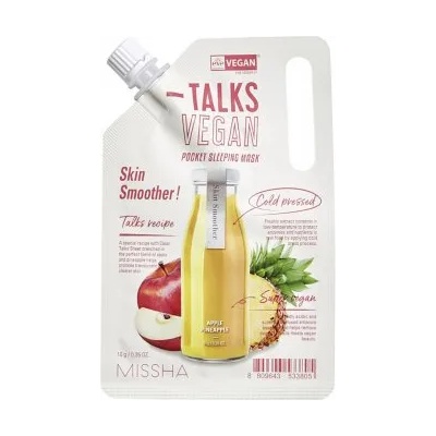 MISSHA Talks Vegan Skin Smoother - Маска за лице с ябълка и ананас 10гр
