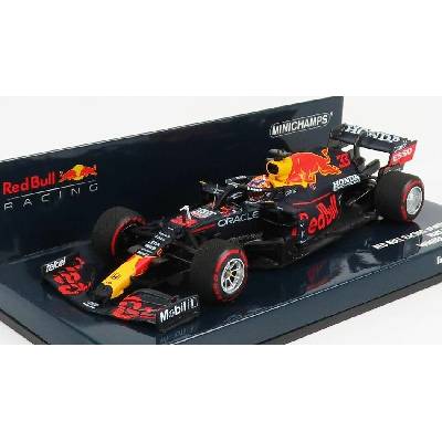 MINICHAMPS RED BULL F1 RB16B HONDA RA620H TEAM ASTON MARTIN N 33 WINNER DUTCH GP 2021 MAX VERSTAPPEN - MATT BLUE YELLOW RED 1:4