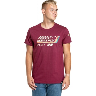 Meatfly Racing Spirit Dark Wine Červená