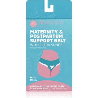 MomCare by Lina Maternity & Postpartum Support Belt поддържащ колан за бременни и родилки за намаляване на болката в таза S-M 100 cm