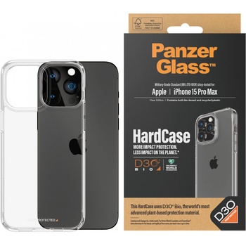Image 1 of Panzer Гръб PanzerGlass за Apple iPhone 15 Pro Max Hardcase with D3O - Прозрачен