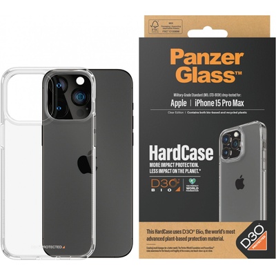 Panzer Гръб PanzerGlass за Apple iPhone 15 Pro Max Hardcase with D3O - Прозрачен