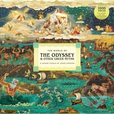 Jigsaw The World of the Odyssey & Other Greek Myths A 1000-Piece by Adam Simpson Adam Simpson
