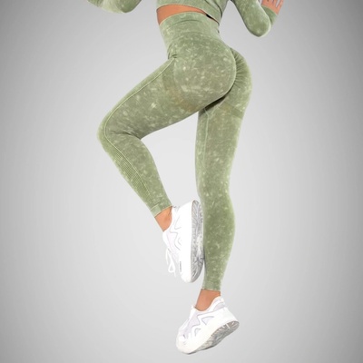 Push-up leginy light green