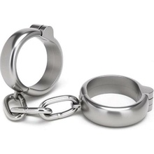 Prowler Red Heavy Duty Hand Cuffs Silver