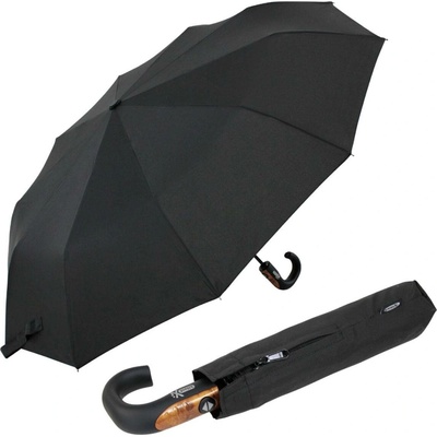 iX-brella Elegant Black pánský plně automatický deštník