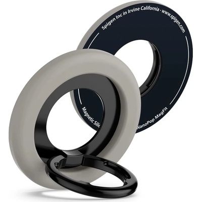 Spigen Nano Pop silikonový držák na telefon s MagSafe a prstenem - Black Sesame – Zboží Mobilmania