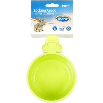Duvo+ Miska plast s úchytom na klietku 600ml