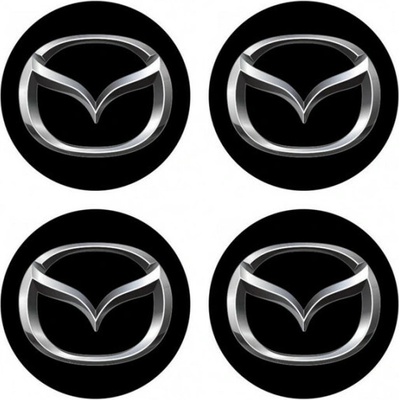 Samolepky živicové 3D MAZDA 4ks AutoZulu