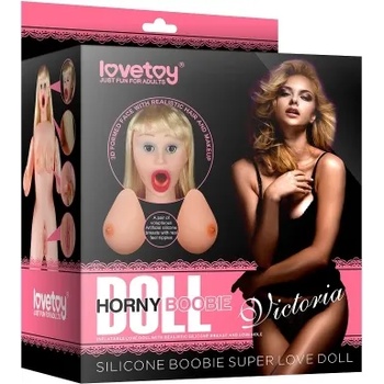 Lovetoy Надуваема секс кукла с 3D лице, реалистични отвори и силиконови гърди Victoria