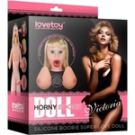 Lovetoy Надуваема секс кукла с 3D лице, реалистични отвори и силиконови гърди Victoria