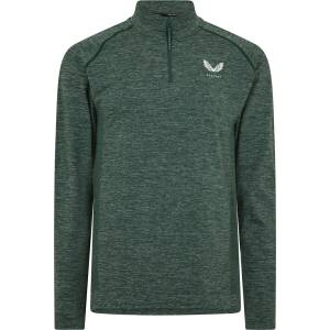 Castore Men's 1/4 Zip Fleece - Pine Grey