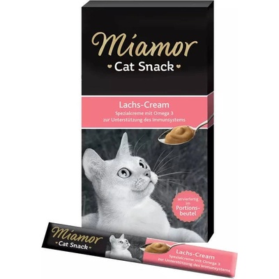 Miamor Cat Cream losos 6 x 15 g
