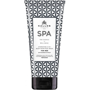 Kallos SPA Hydrating for Men sprchový gél 3v1 200 ml