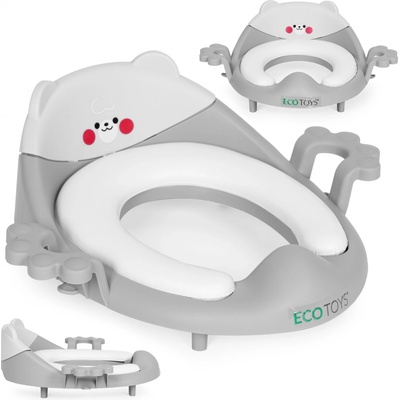 Ecotoys Sedadlo na WC pre deti šedá