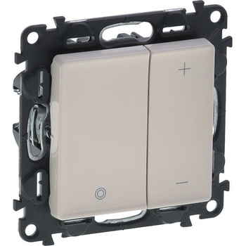 LEGRAND Димер бутонен R3-400W L3-400VA LED3-125VA цвят крем Valena Life /до изчерпване/ - 752262 (752262)