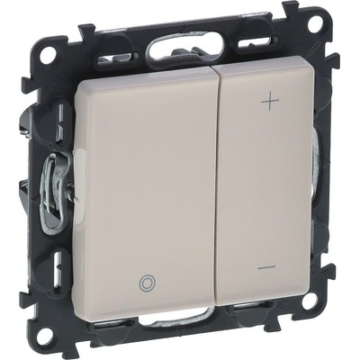 LEGRAND Димер бутонен R3-400W L3-400VA LED3-125VA цвят крем Valena Life /до изчерпване/ - 752262 (752262)