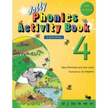 Jolly Phonics Activity Book 4 in Print Letters