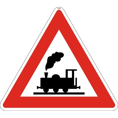 Dopravní Značka A30 velká Železniční přejezd bez závor