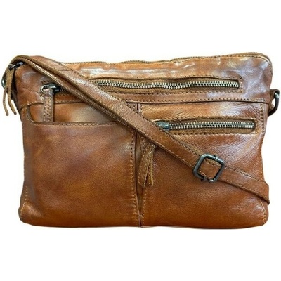 Gianni Conti dámská kožená crossbody koňaková 4203503 tan