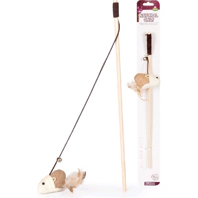 Tommi Natural Only - škádlítko s myší č.14 40cm