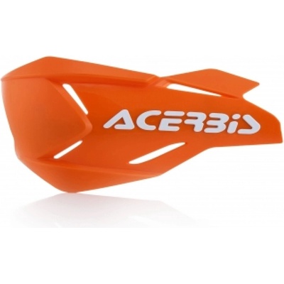 ACERBIS náhradní plasty k chráničům páček X-FACTORY bez montážního kitu oranž/bílá