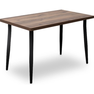 TopMebel Levico TopMebel МДФ/метална маса в цвят опушен орех 120x70x75cm