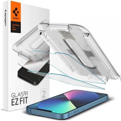 Spigen tR EZ Fit 2-PACK закалено защитно стъкло за iPhone 13/13 Pro