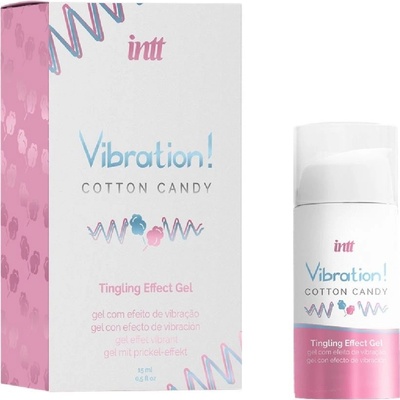 INTT Vibration! stimulační gel Cotton Candy New 15 ml