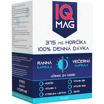 IQ Mag ranní/večerní 60 kapsúl