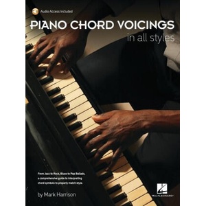 Piano Chord Voicings in All Styles: With Audio Access Included, by Mark Harrison (ISBN: 9781705136744)