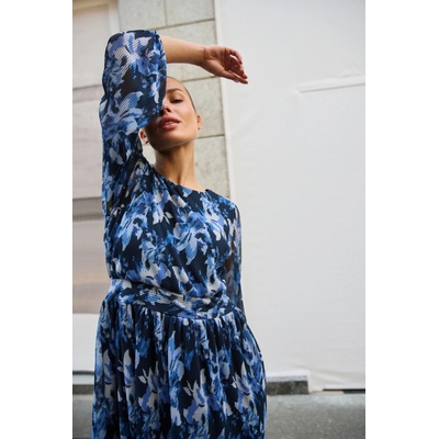 Moodo Плисирани рокли в тъмно синьо Moodo Moodo | Bezhov | ЖЕНИ | XXL
