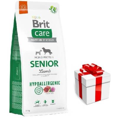 Brit care Хипоалергенна храна за възрастни кучета с агнешко месо 12кг + безплатна изненада за кучето