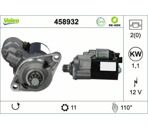 Štartér VALEO 458932