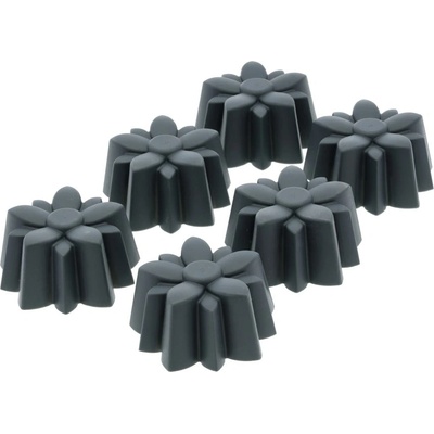 Blomsterbergs Силиконови форми за на мъфини 6 бр. ø 7 cm Flower - Blomsterbergs (15056)