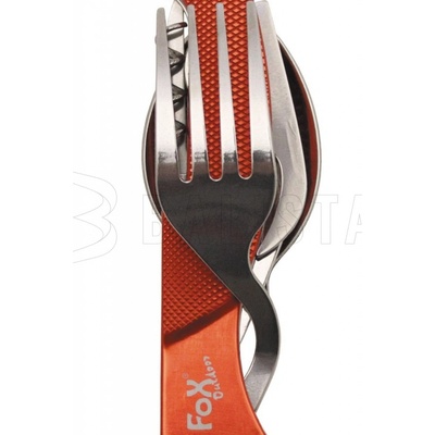 Fox Outdoor skladací 6-dielny príborový set