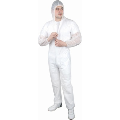 Ardon H4042 Andrew Jednorazová kombinéza biela 2XL