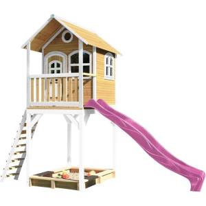 axi Къща за игра Romy, AXI с пясъчник, Purple Slide (A030.070.41)
