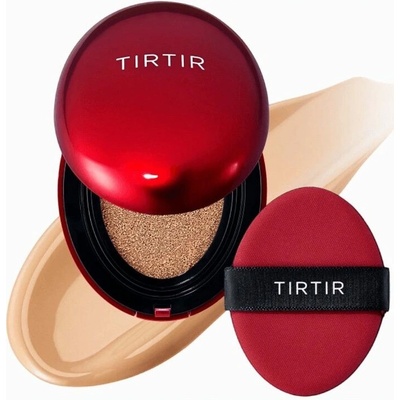 Tirtir Mask Fit Red Cushion Mini dlhotrvajúci make-up v hubke s vysokou UV ochranou 27C Cool Beige 4.5 g