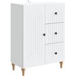 vidaXL Служебен шкаф Бяло 66 x 34, 5 x 90 см Инженерна дървесина (894165)