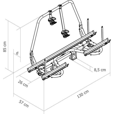 Thule Caravan Superb - 57 cm