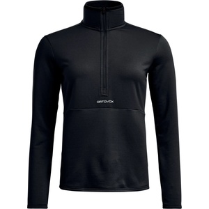ORTOVOX Дамски поларен пуловер Ortovox Women's Fleece Light Zip Neck Fleece jumper - Black Raven (105-7805-0114)