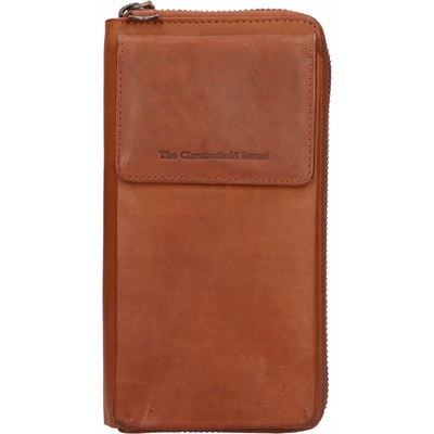 The Chesterfield Brand Lauri Dámská kožená crossbody kabelka s peněženkou koňak