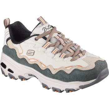 Skechers Маратонки Skechers Women's D Lites Classic Low-Top Trainers - Off White/Green