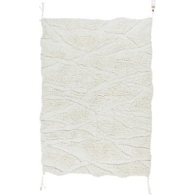 Lorena Canals Бял ръчно изработен вълнен килим подходящ за пране 170x240 cm Enkang Ivory - Lorena Canals (WO-KANGIVO-L)